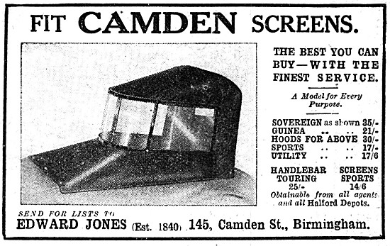 Camden Sidecar Screens                                           