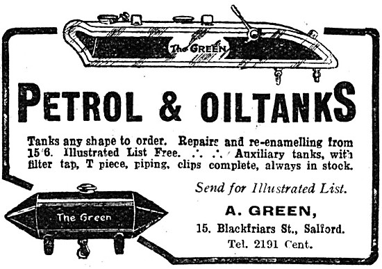 A.Green Petrol & Oil Tanks                                       