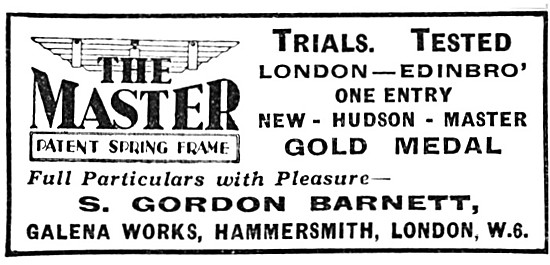 Gordon Barnett Master Spring Frame 1931                          