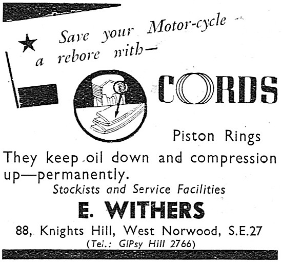 Cords Piston Rings                                               