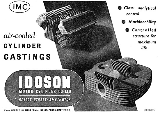 Idoson Motor Cycle Cylinder Castings                             