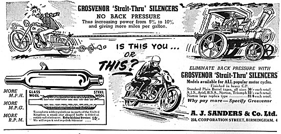Sanders Grosvenor Silencers                                      