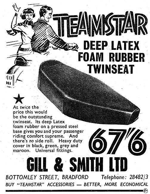 Teamstar Deep Latex Foam Rubber Twinseat                         