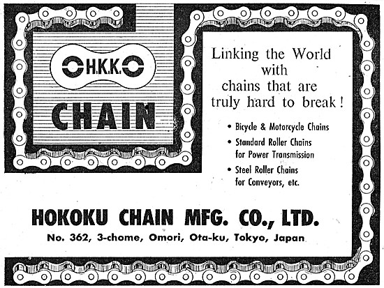 HKK Hokoku Motor Cycle Chains                                    