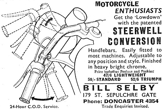 Bill Selby Steerwell Handlebar Conversion                        