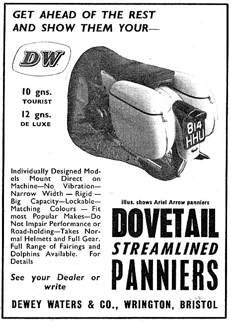 Dewey Waters DW Dovetail Panniers                                
