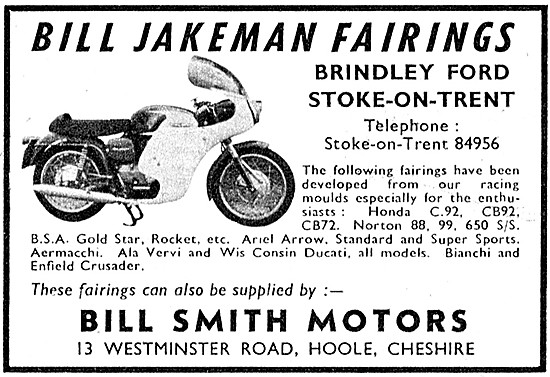 Bill Jakeman Fairings                                            