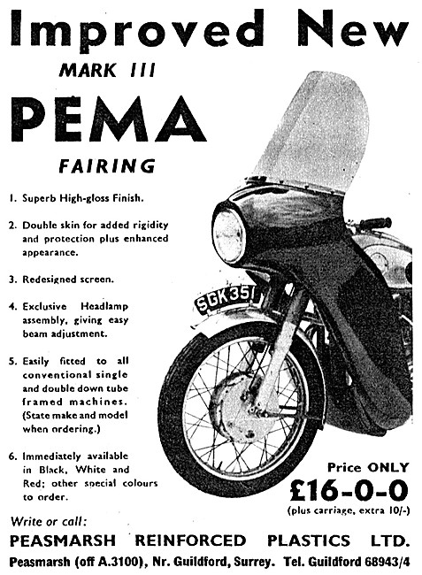 Peasmarsh Pema Fairing                                           