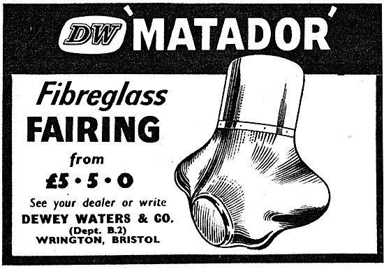 1963 DW Matador Motor Cycle Fairing                              