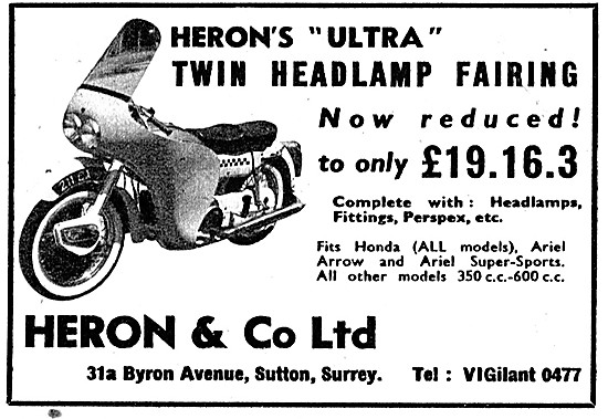 Heron Ultra Twin Headlamp Motorcycle Fairing                     