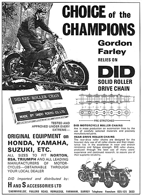 Daido Kogyo Chains - Hi-Class DID. Motorcycle Chains             