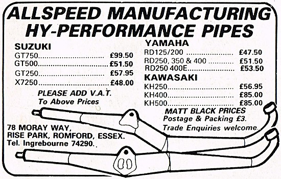 Allspeed Hy-Performance Exhausts                                 