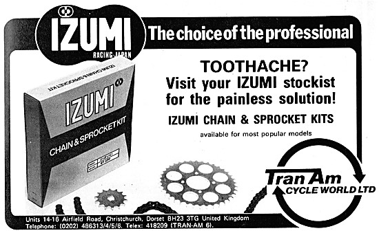 Izumi Motorcycle Chain & Sprocket Set - Izumi Sprockets          