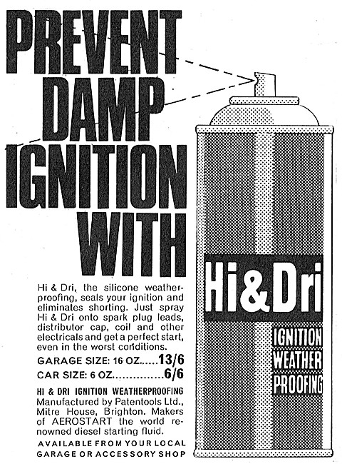 Hi & Dri Ignition Weatherproofing Spray                          