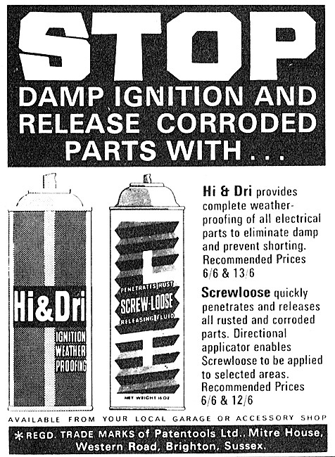 Hi & Dri Ignition Damp-Proofing Spray                            