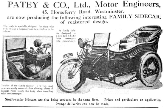 1919 Patey Sidecar                                               