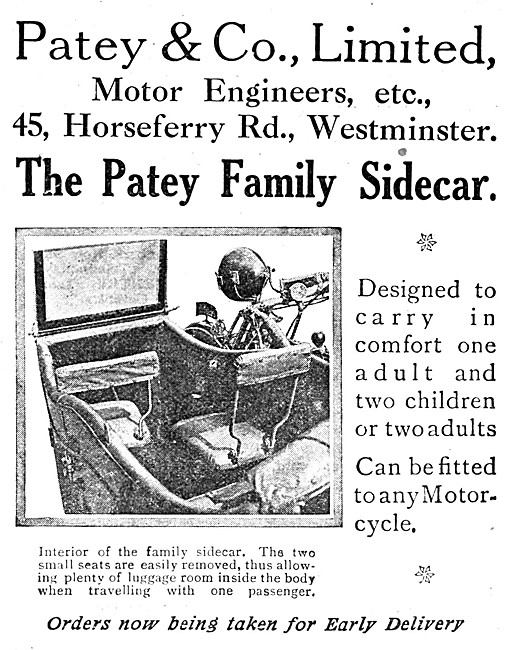 The 1920 Patey Family Sidecar                                    