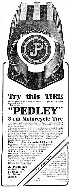 Pedley Tyres - Pedley Motor Cycle Tyres                          