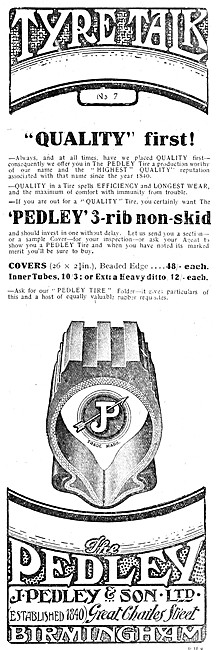 Pedley Motor Cycle Tyres                                         