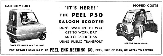 Peel P50 Saloon Scooter - Peel Microcars 1964                    