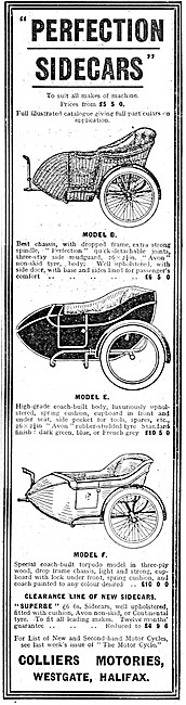 Perfection Sidecars. Halifax                                     