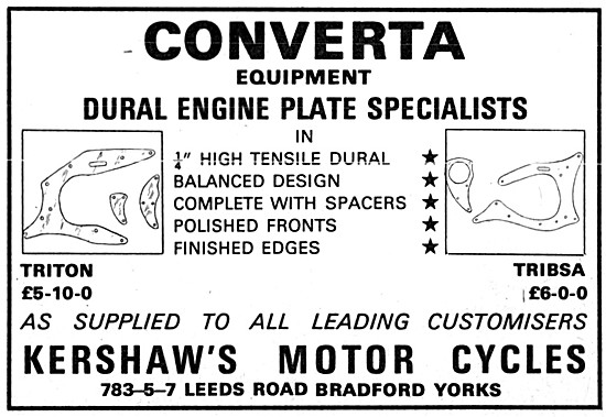 Kershaws Converta Dural Engine Plates                            