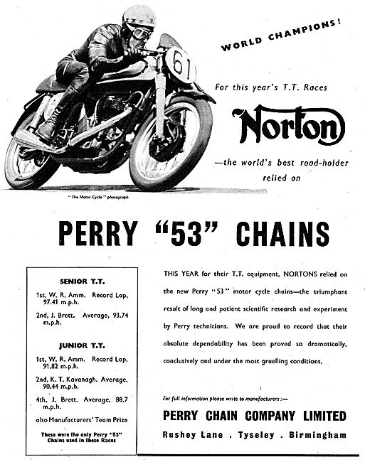 Perry Motor Cycle Chains                                         