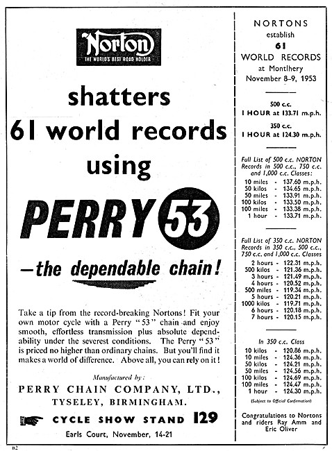 Perry 53 Motor Cycle Chain                                       