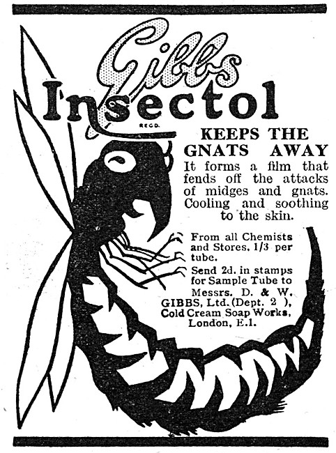 Gibbs Insectol 1926 Advert                                       