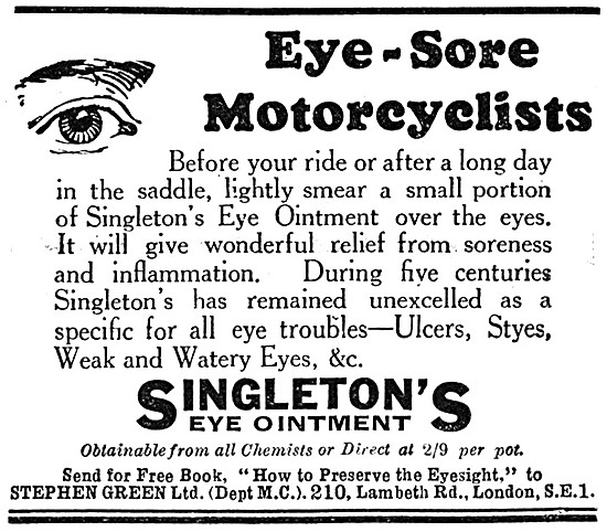 Singletons Eye Ointment                                          