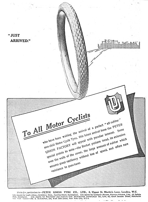 Peter Union Tyres - Peter Union Motor Cycle Tyres                