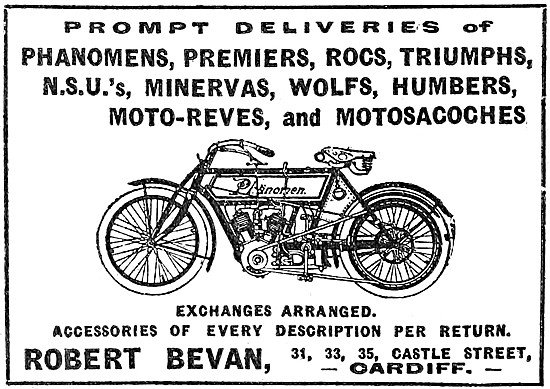 Phänomen Motor Cycles - Robert Bevan Agents                      