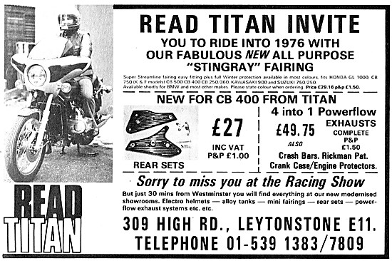 Read Titan Motorcycle Performance Parts                          