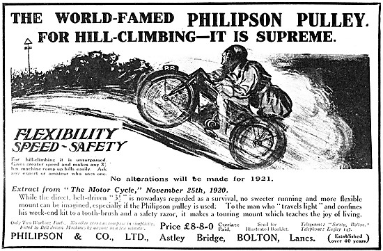 Philipsons Pulley 1920                                           