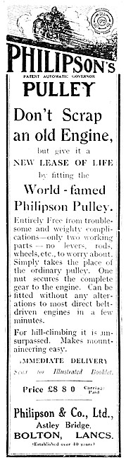 Philipsons Automatic Governer Pulley - Philipson Pulley          