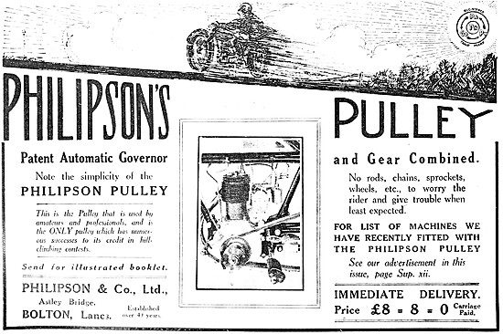 Philipsons Automatic Governer Pulley - Philipson Pulley          