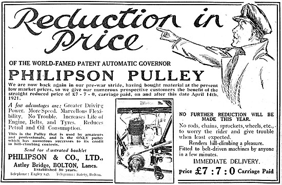 Philipsons Automatic Governer Pulley - Philipson Pulley          