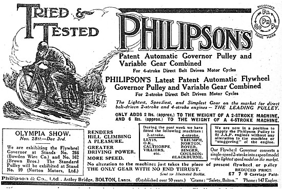 Philipsons Automatic Governer Pulley - Philipson Pulley          