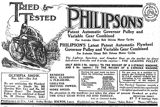 Philipsons Automatic Governer Pulley - Philipsons Pulley         