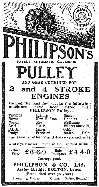 Philipsons Governer Pulley                                       