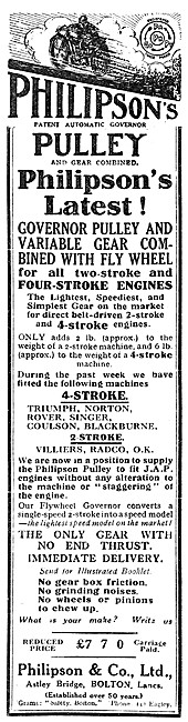 Philipsons Governer Pulley  - Philipson Pulley                   