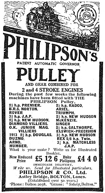 Philipsons Governer Pulley                                       