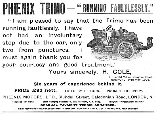 Phoenix Trimo Tri Car                                            