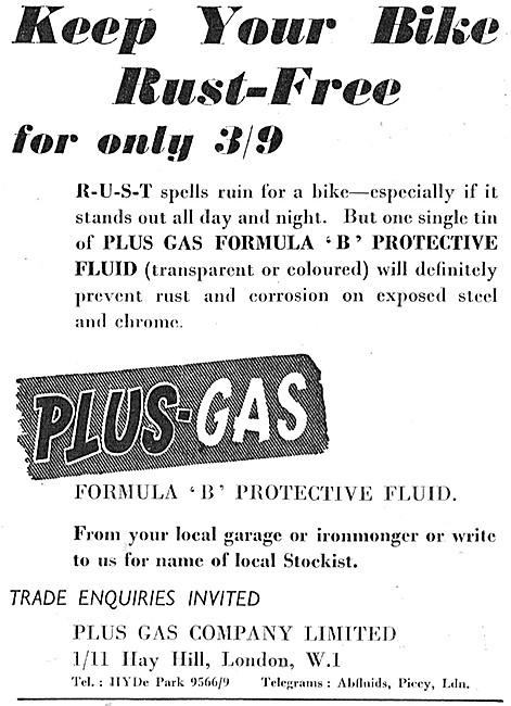 Plus Gas Anti-Corrosion Fluids                                   