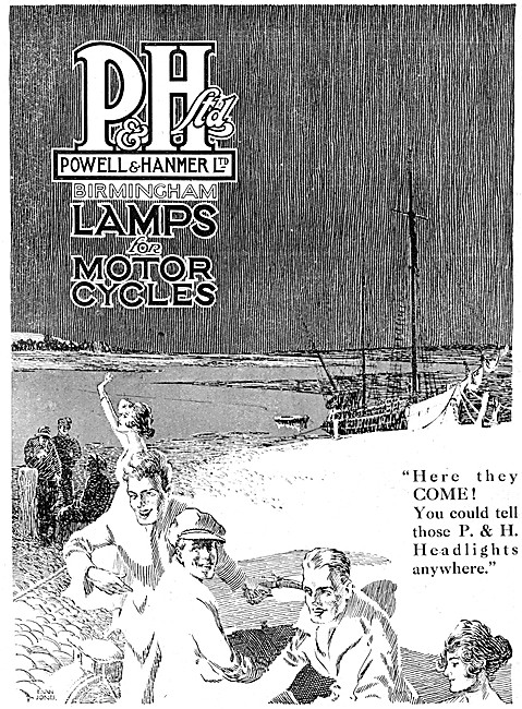 Powell & Hammer Motor Cycle Lamps                                