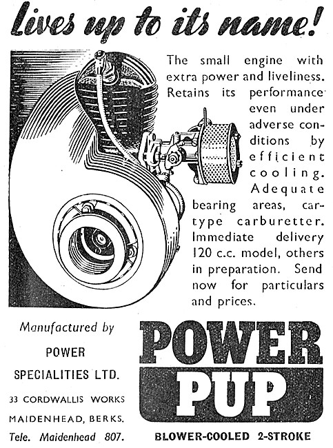 Power Specialities Power Pup Engine 120 cc                       