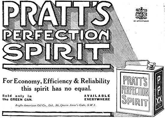 Pratts Motor Spirit - Pratts Perfection Petrol                   