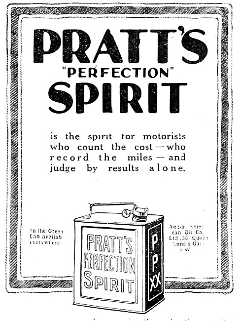 Pratts Perfection Motor Spirit - Pratts Petrol                   