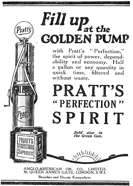 Pratts Perfection Spirit - Pratts Petrol From The Golden Pump    
