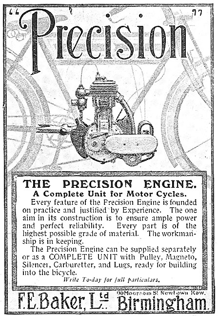 1910 Precision Engines - Precision Motor Cycle Engines           